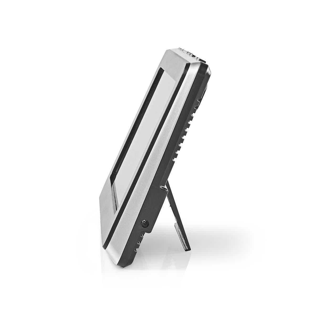 Nedis Weather Station | Indoor & Outdoor | Including wireless weather sensor | Weather forecast | Time display | LCD Display | Alarm clock function