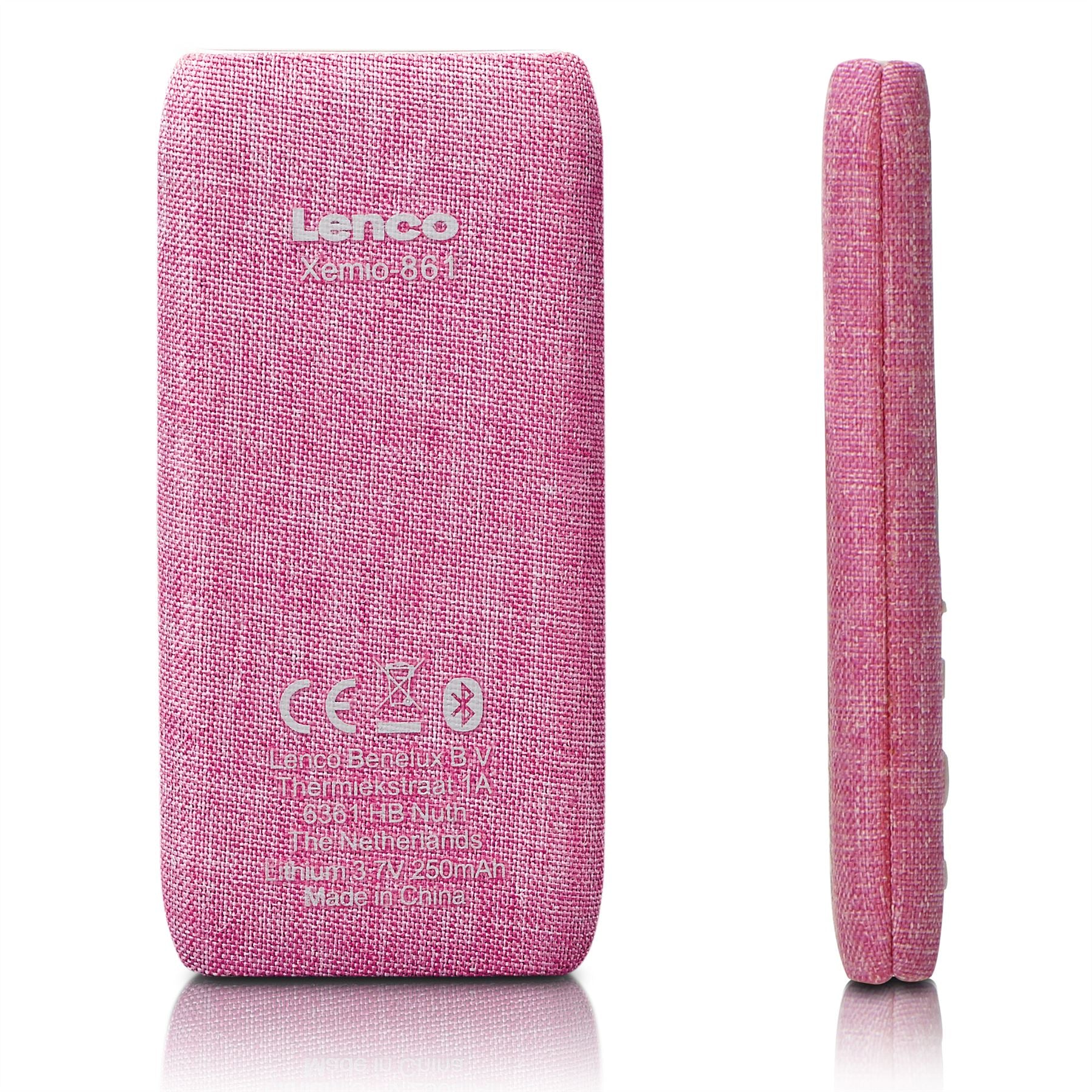 Lenco MP3/MP4 Player | Bluetooth® | 8GB | Micro SD Card Expansion | Pink