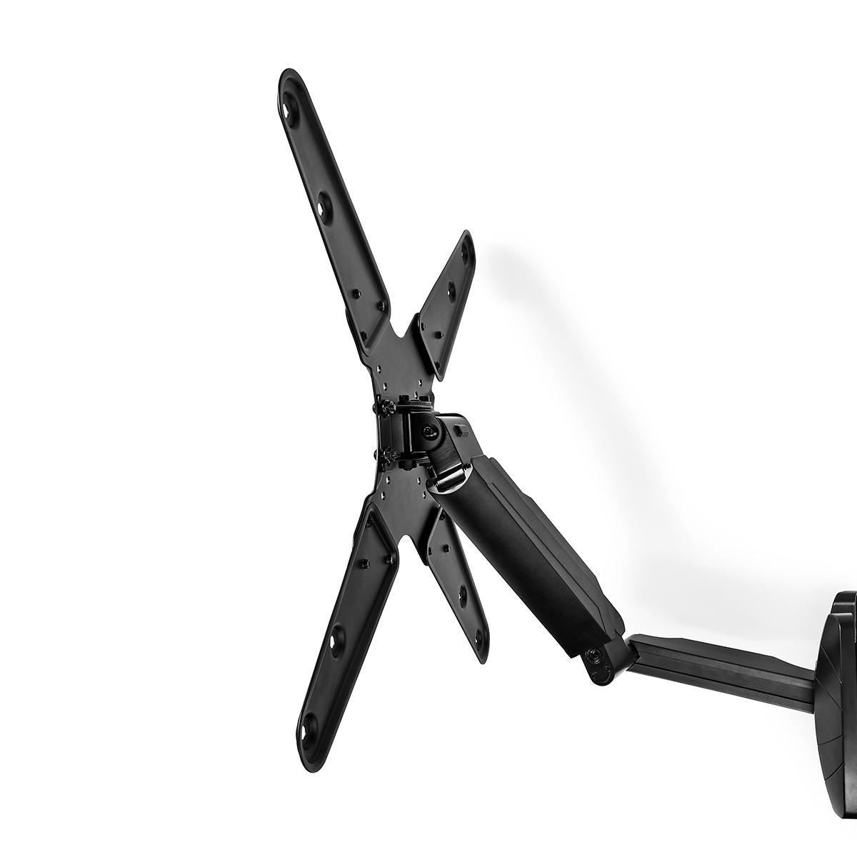 Nedis Vertical TV Wall Mount | 23 - 55 " | Maximum supported screen weight: 30 kg | Vertical movement range: 0-282 mm | Minimum wall distance: 61 mm | Maximum wall distance: 565 mm | Tiltable | Rotatable | 3 Pivot point(s) | ABS / Steel | Black