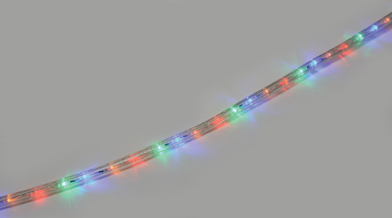 Lyyt 50m LED Super Bright Multi Coloured Rope Light - Reel