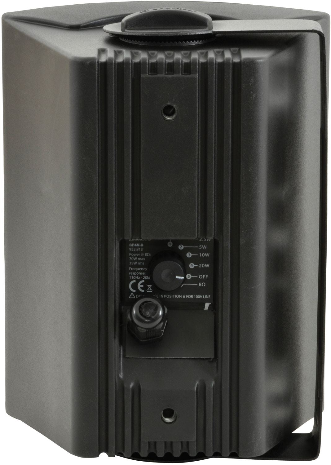 Adastra BP Series - 100V 4" Weatherproof Outdoor Speakers - Black