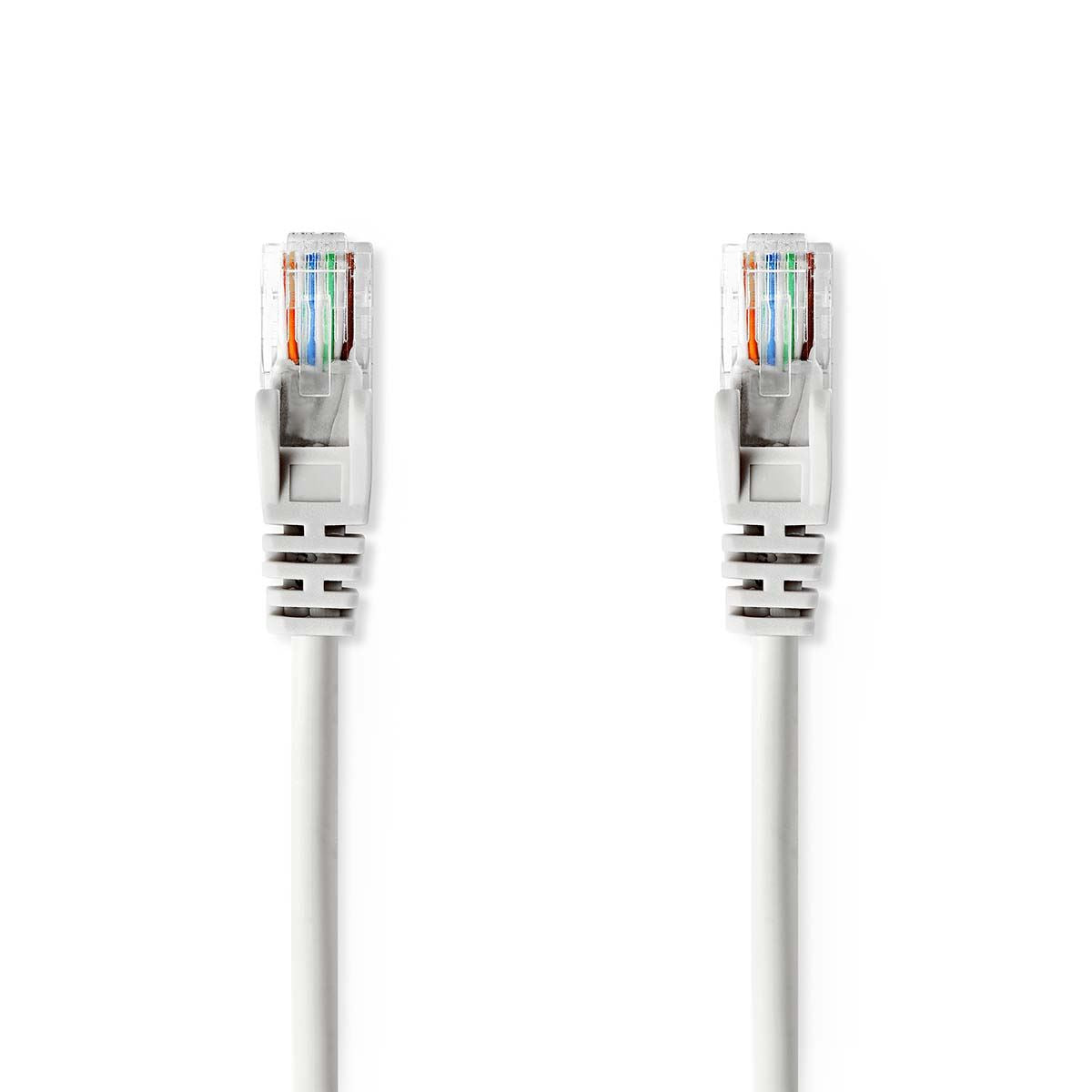 Nedis CAT5e Network Cable | U/UTP | RJ45 Male | RJ45 Male | 2.00 m | Round | PVC | Grey | Envelope
