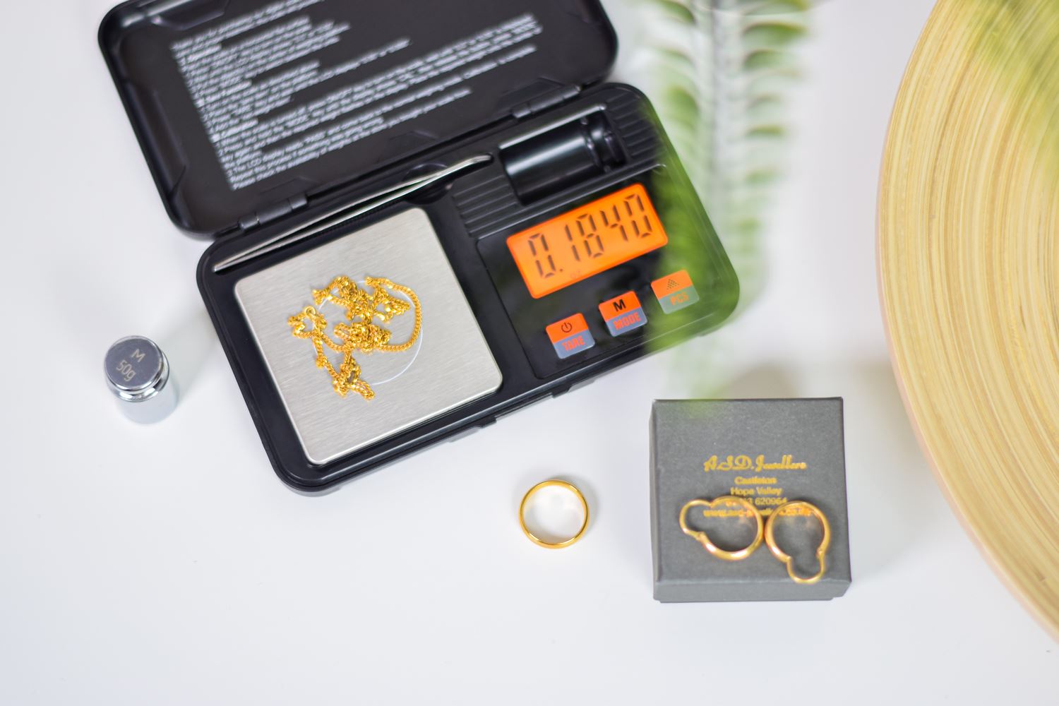 Mercury 0.001G-50G Digital Weighing Scales Pocket Grams Small Kitchen Gold Jewellery