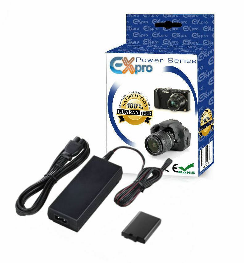 Ex-Pro Nikon EP-5D Connector Coupler Kit with EH-5, EH-5A,EH5a, VEB002EB - 9v, 5Amp - AC Mains Power Supply Adapter