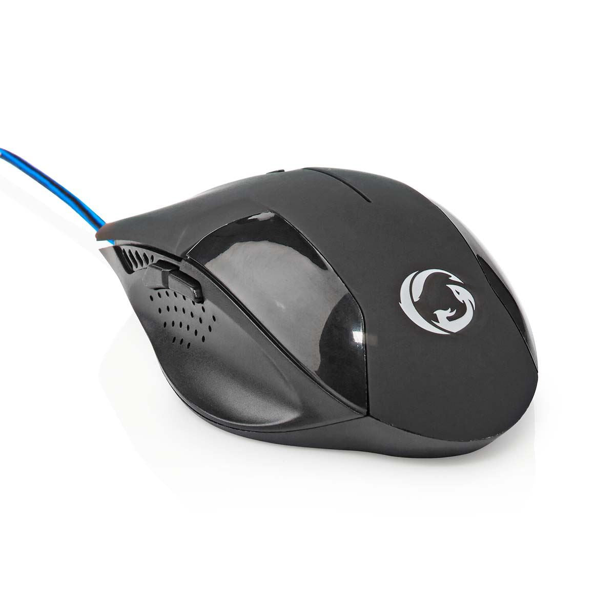 Nedis Gaming Mouse | Wired | 1200 / 2400 / 4800 / 7200 dpi | Adjustable DPI | Number of buttons: 6 | Programmable buttons | Right-Handed | 1.50 m | Without Lighting