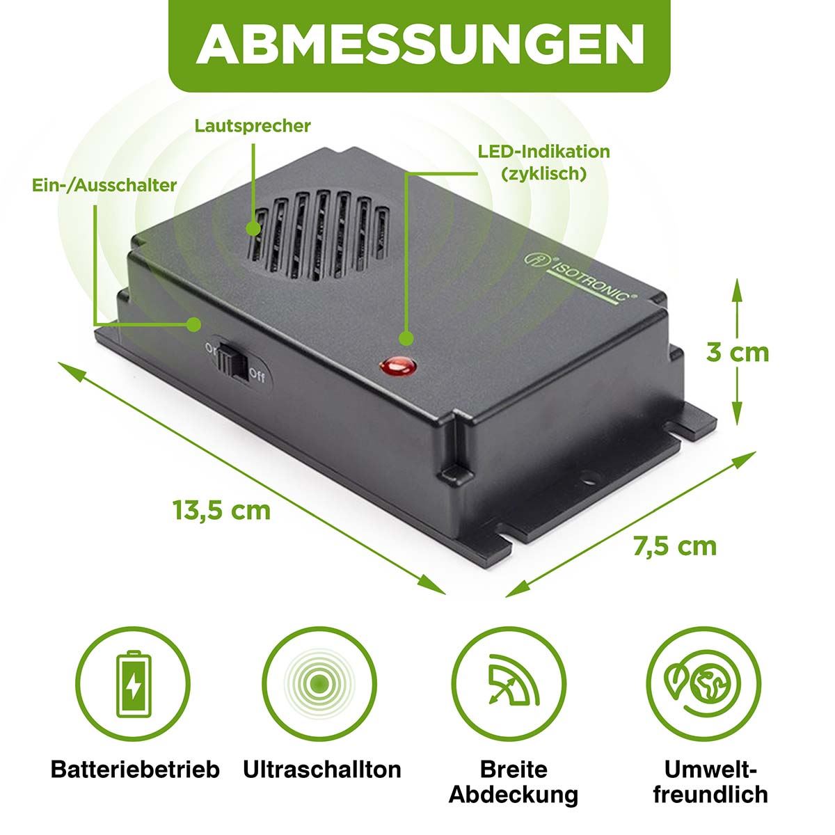 Isotronic Marten Repellent 12 kHz