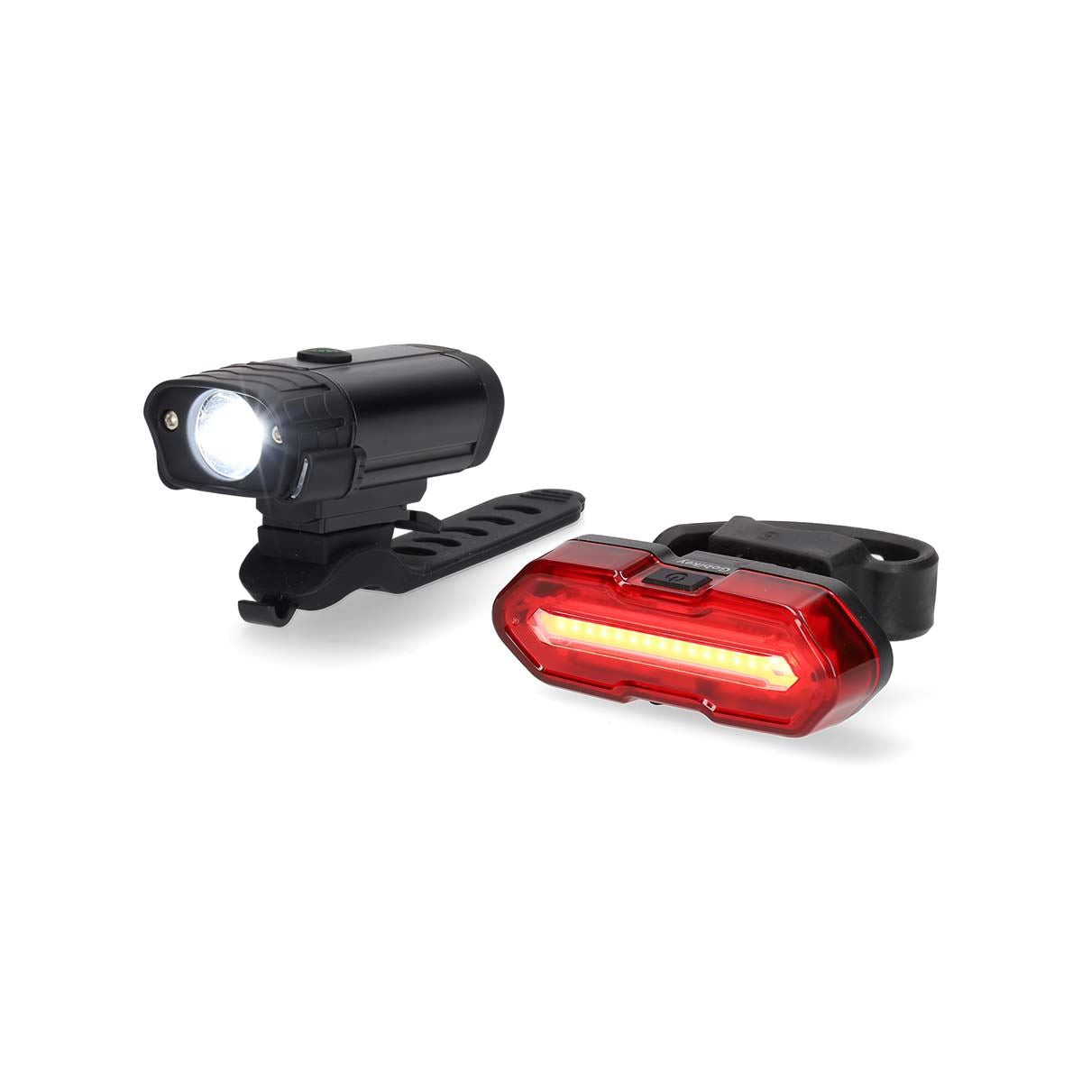 Nedis Rechargeable Bicycle Light | Battery Powered | 5 V DC | 3 W | 400 lm | 4.5 lm | 100 m | 110 °