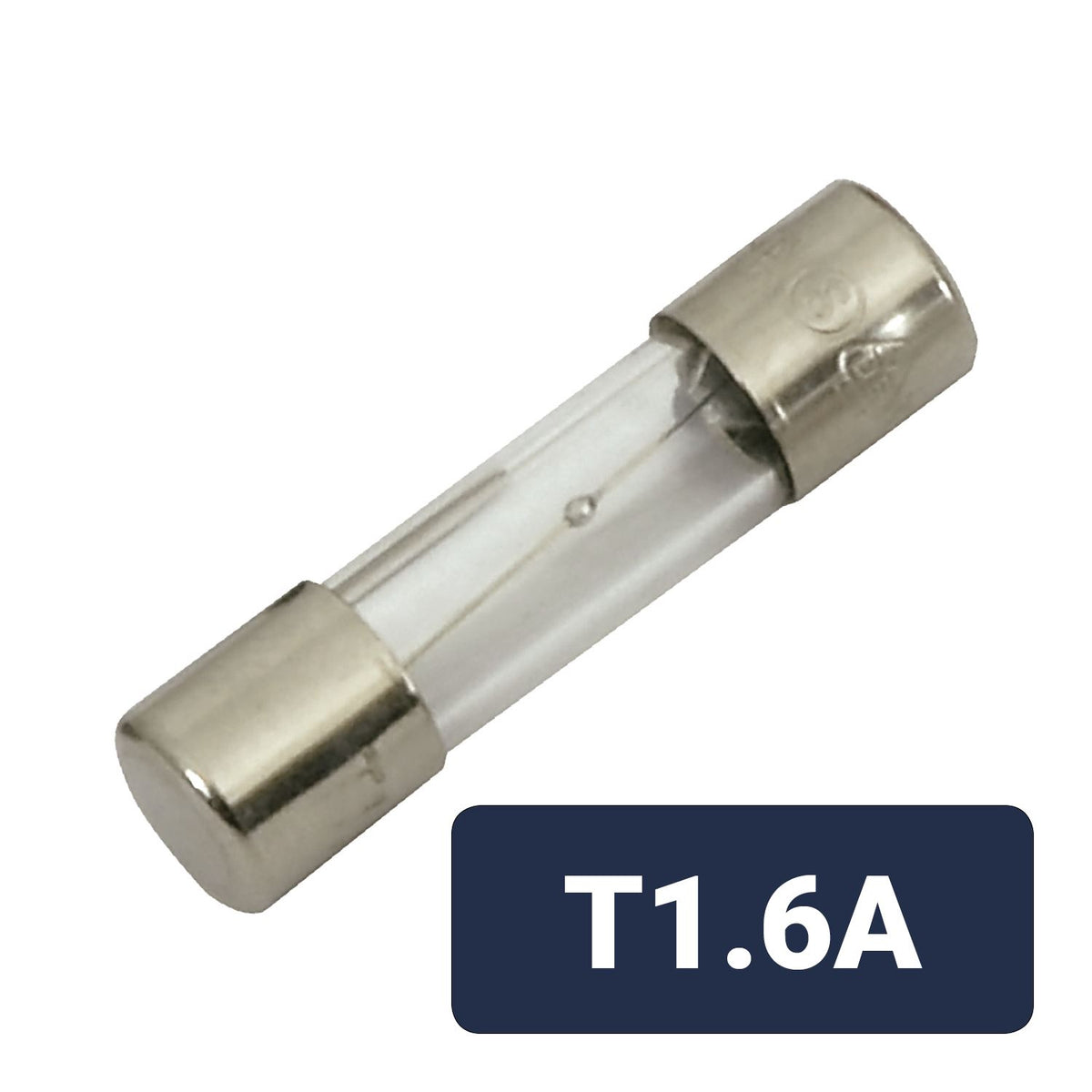 FUS.LENTE Glassicherung mit den Maßen 5x20 mm, 1,6 Ampere und 250 Volt