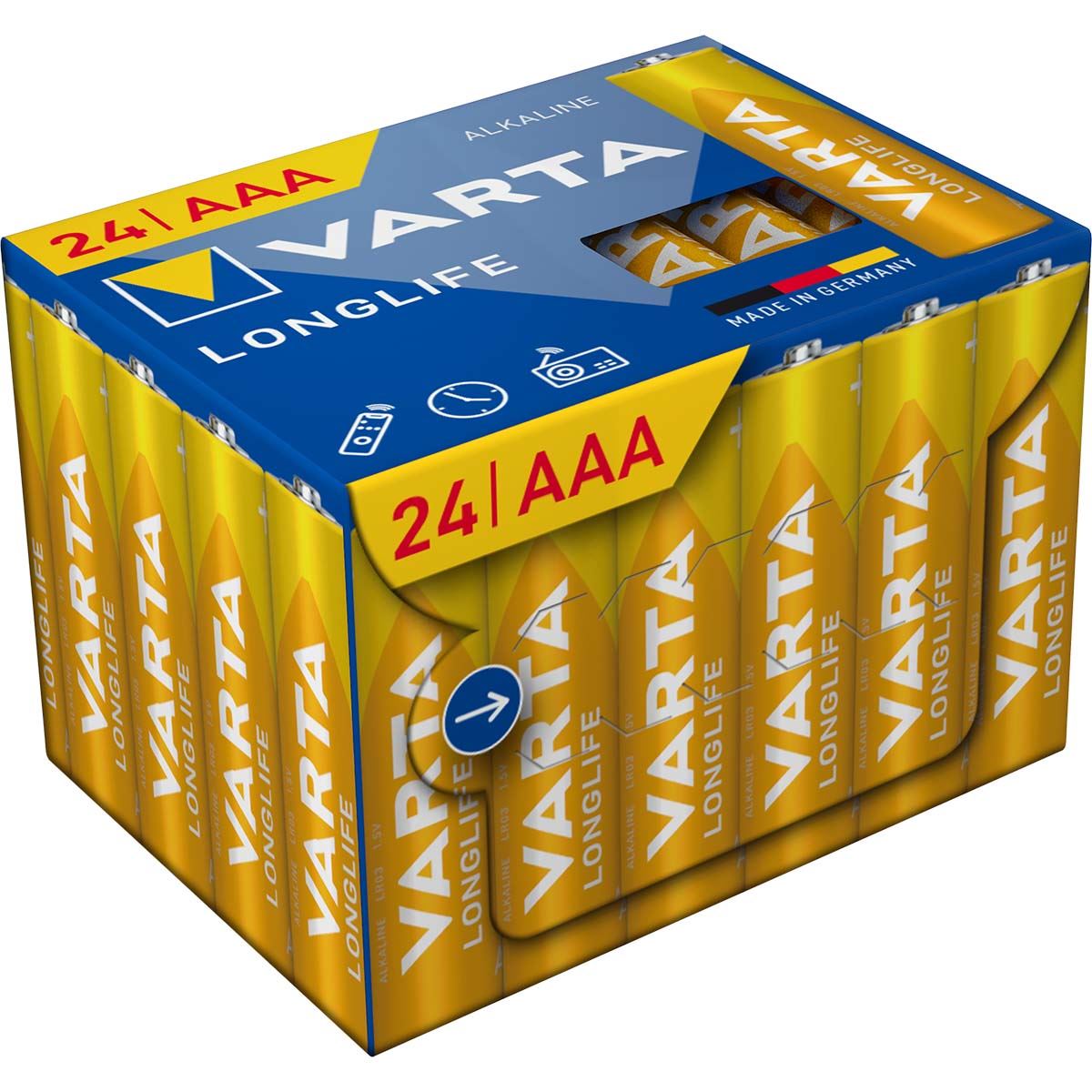 Varta Longlife Battery AAA (24 pcs)