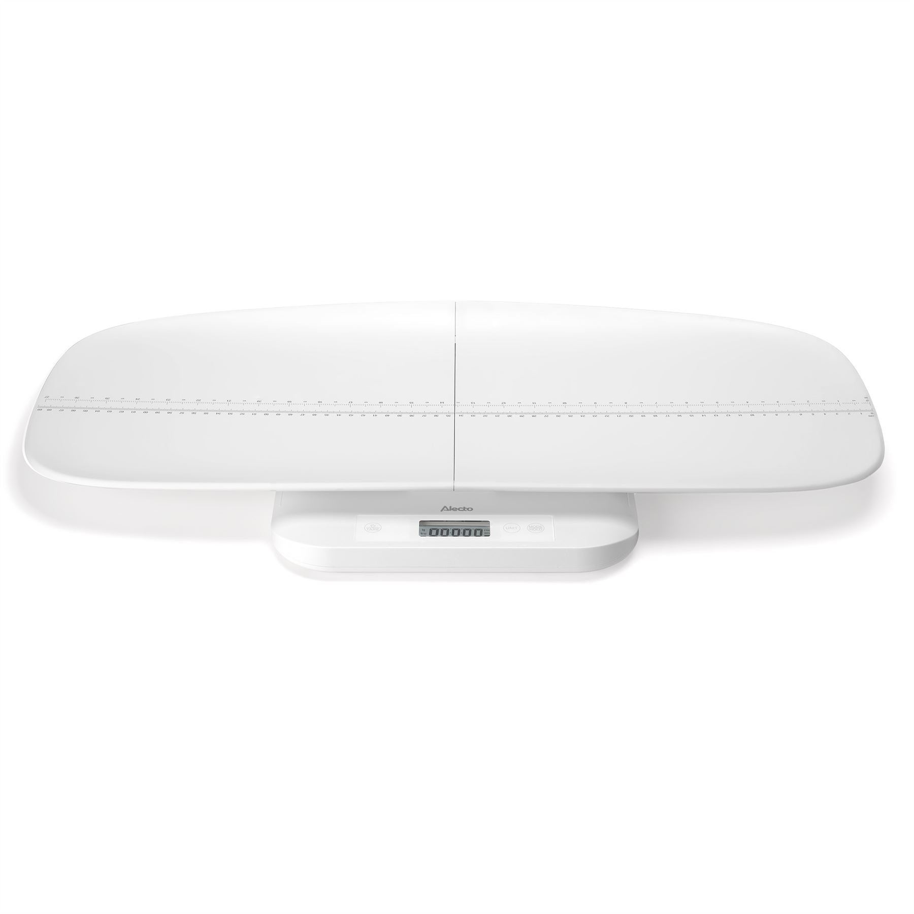 Alecto Digital Baby Weighing Scales, Personal Scale and Pet Scale in one - Up to 150 kg with Removable Weighing Surface - White | BC70