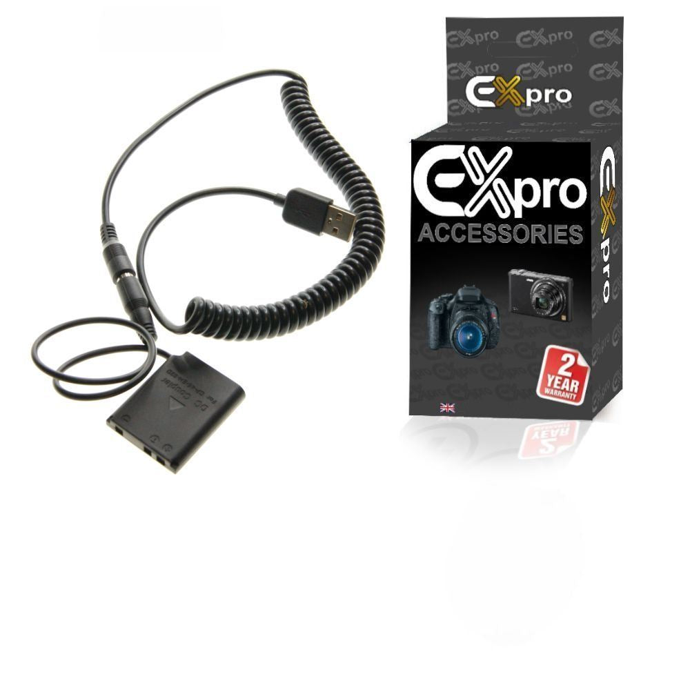 Ex-Pro  Nikon EH-62D EN-EL10 Coupler Cable for Ex-Pro Rechargeable Battery Power System for Nikon Coolpix