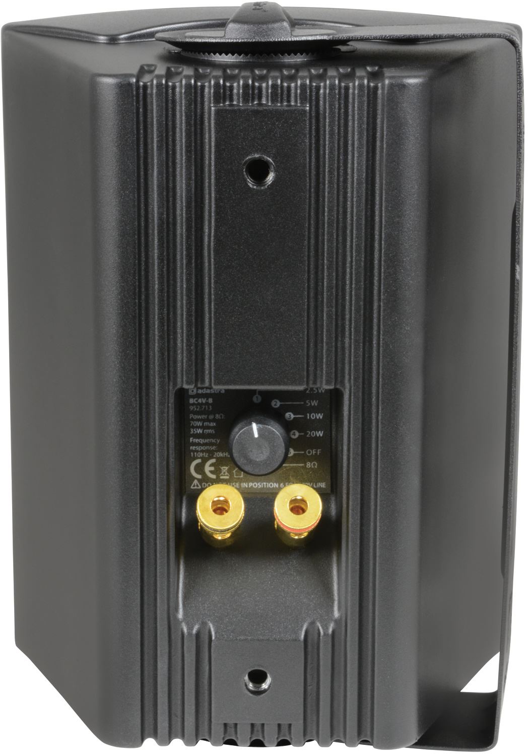 Adastra BC Series BC4V-B 100V Indoor 4" background speaker Black