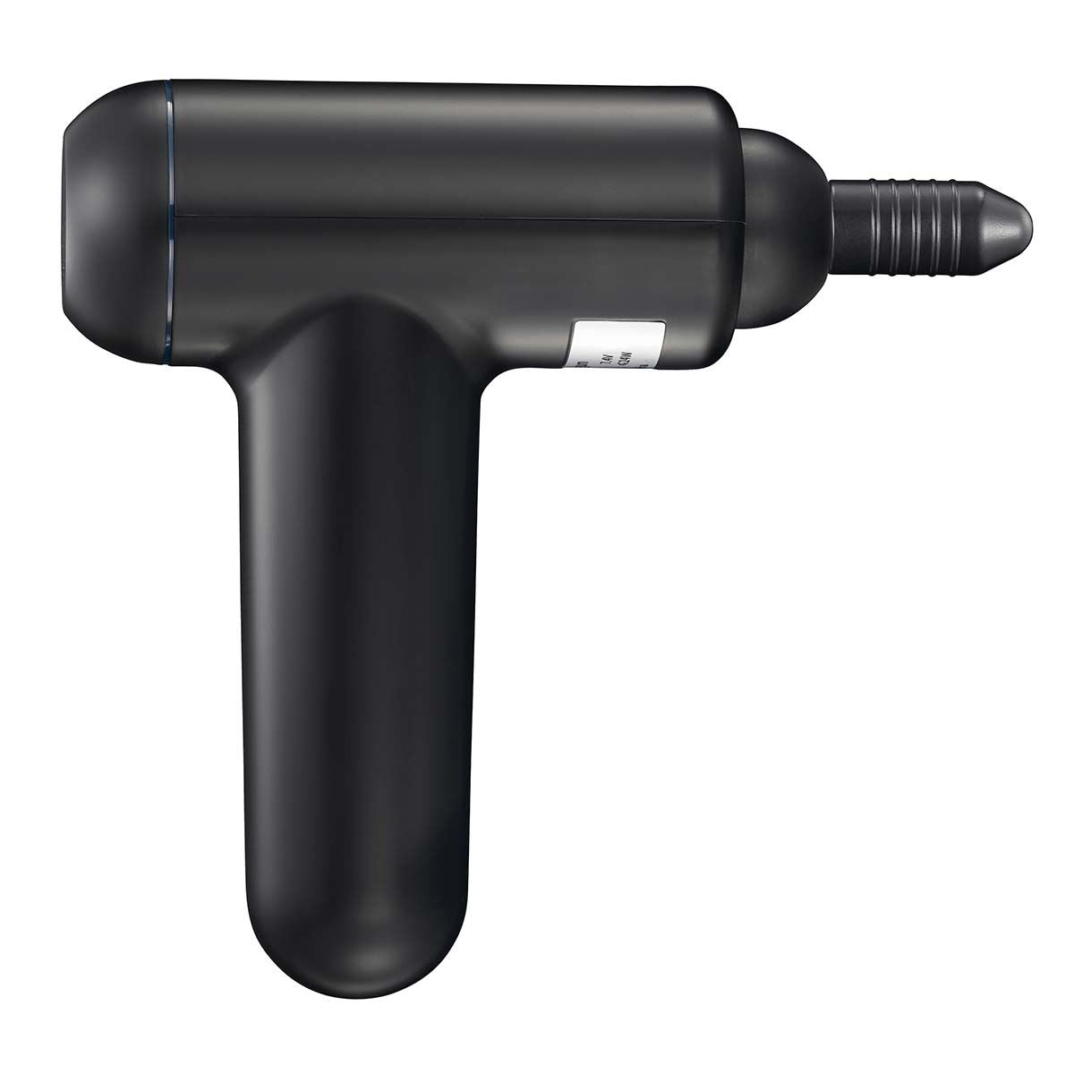 MELISSA Massage Gun, LED,  32-Speed with 4 Attachments, Brushless Motor for Muscle Recovery & Relaxation, Triangular Handle, Rechargeable - Black