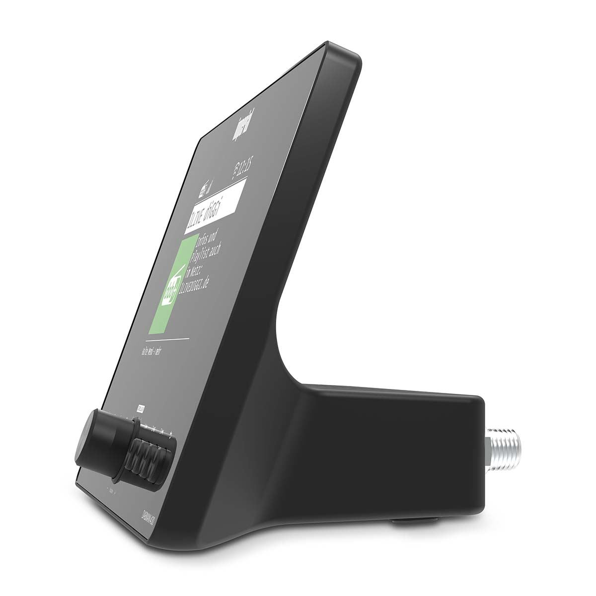 Imperial DABMAN i430BK Hybrid Radio Adapter - DAB+ FM Internet Radio, Bluetooth Transmit & Receive, WiFi Ethernet, 3.2 Inch Display, Streaming Services