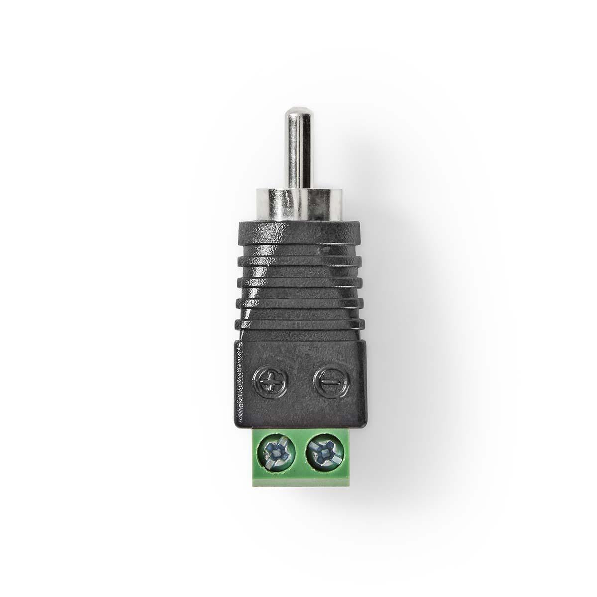NEDIS CCTV Security Connector | 5 Pcs | 2-Wire to RCA Male