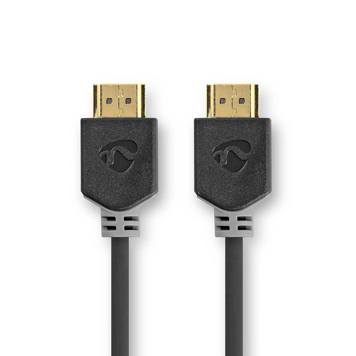 Nedis Ultra High Speed HDMI™ Cable | HDMI™ Connector | HDMI™ Connector | 8K@60Hz | 48 Gbps | 3.00 m | Round | 6.7 mm | Anthracite | Box