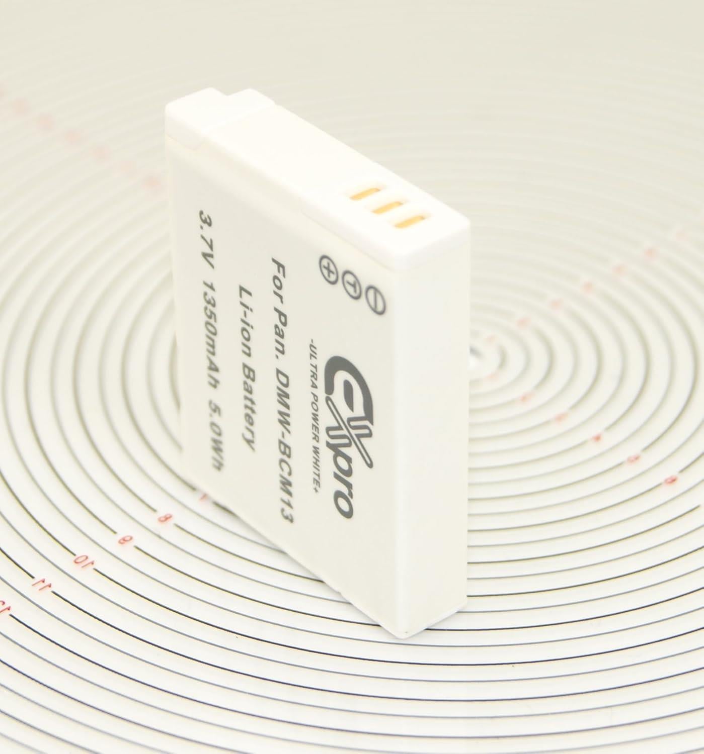Ex-Pro DMW-BCM13, DMW-BCM13E, DMW-BCM13PP Panasonic White Series Li-on Digital Camera Battery