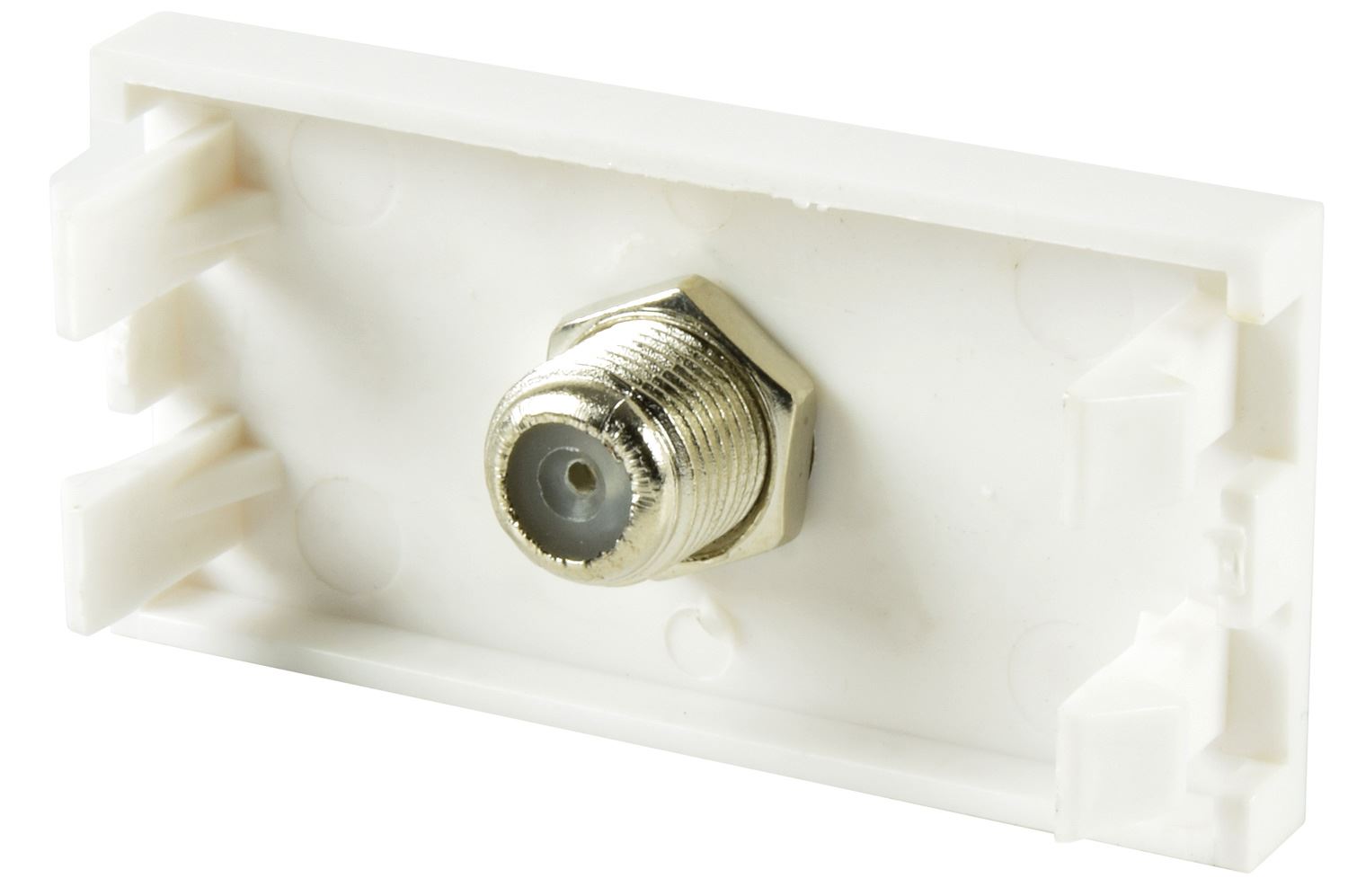 Av:link Keystone Wall Plate Module Outlet Faceplate Satellite F Type Antenna Connector Adapter 25 x 50mm