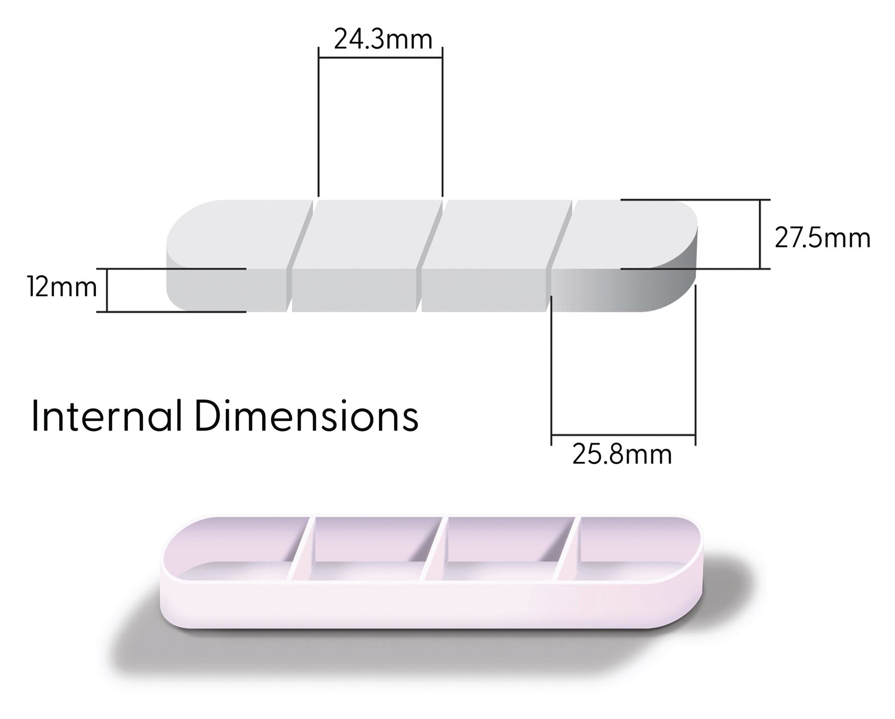 7 Day Pill Dispenser Tablet Box Organiser. 4 Compartments per Day, Breakfast, Lunch, Dinner and Bedtime. for Those who take Many Tablets on a Daily Basis. Easy Medication Management & Organisation