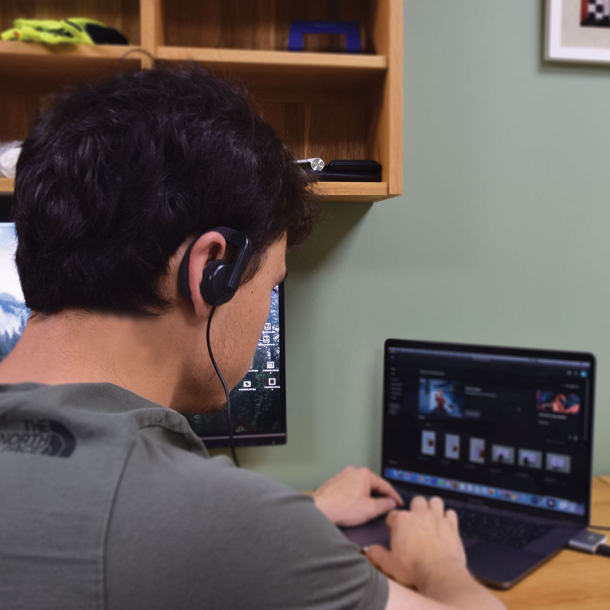 Av:link Mono Earphone Speaker Adjustable Hinged Ear-Hook to Fit Either Ear