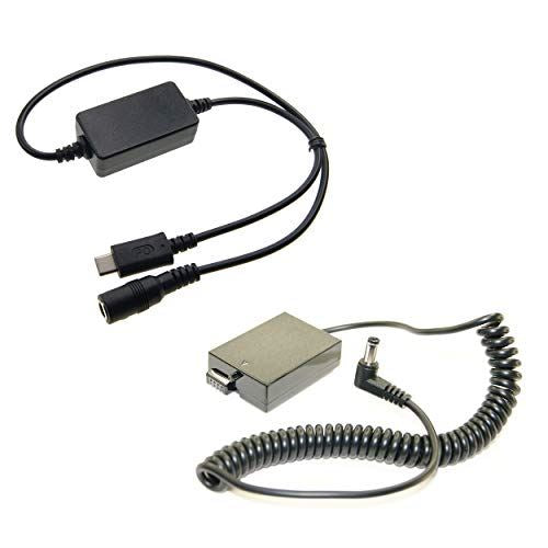Ex-Pro On-The-Move USB-C PD System, USB-C to DC Coupler Cable Converter Adapter with Ex-Pro LP-E8 DR-E8 Battery Coupler, for Canon EOS 550D, 600D, 650D, 700D, EOS Rebel T2i, T3i, T4i, T5i, Kiss X4,X5 X6i, X7i