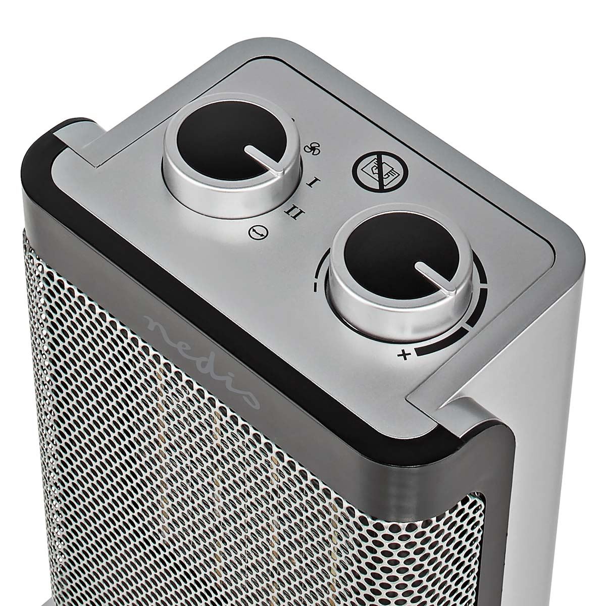 Nedis Ceramic PTC Fan Heater | 1000 / 1500 W | 2 Heat Modes | Adjustable thermostat | Rotates automatically | Overheating protection | Fall over protection