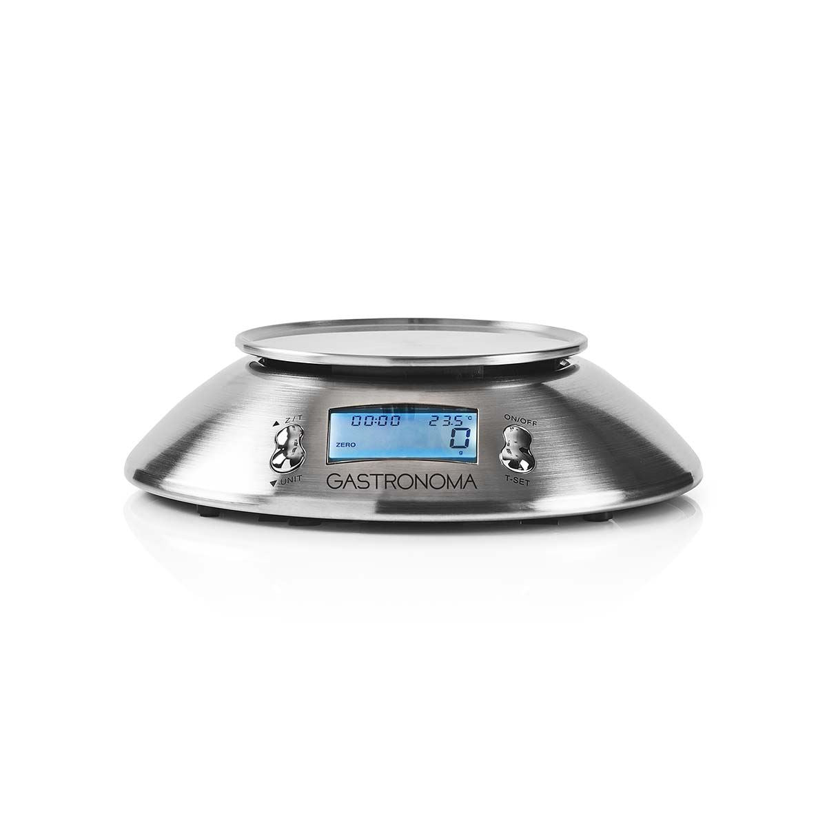 Gastronoma Electronic Kitchen Scales, Digital Kitchen Scale with Detachable Stainless Steel Bowl, LCD Display, Ambient Temperature Sensor, Tare Function, Food Scale for Cooking Baking, 11lb/5kg
