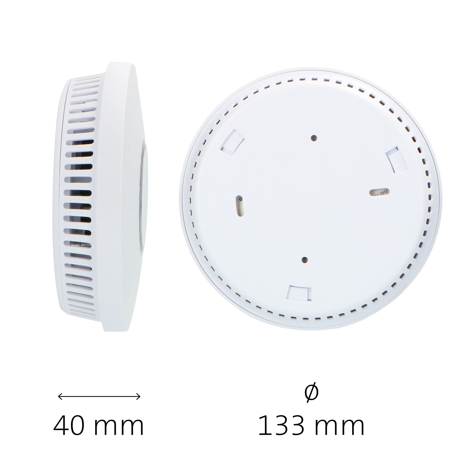 Alecto SDX10 | Smoke and Carbon Monoxide Alarm | Battery Powered | Sensor life cycle: 10 year | EN 50291 | Android™ / IOS | With test button | 85 dB | White