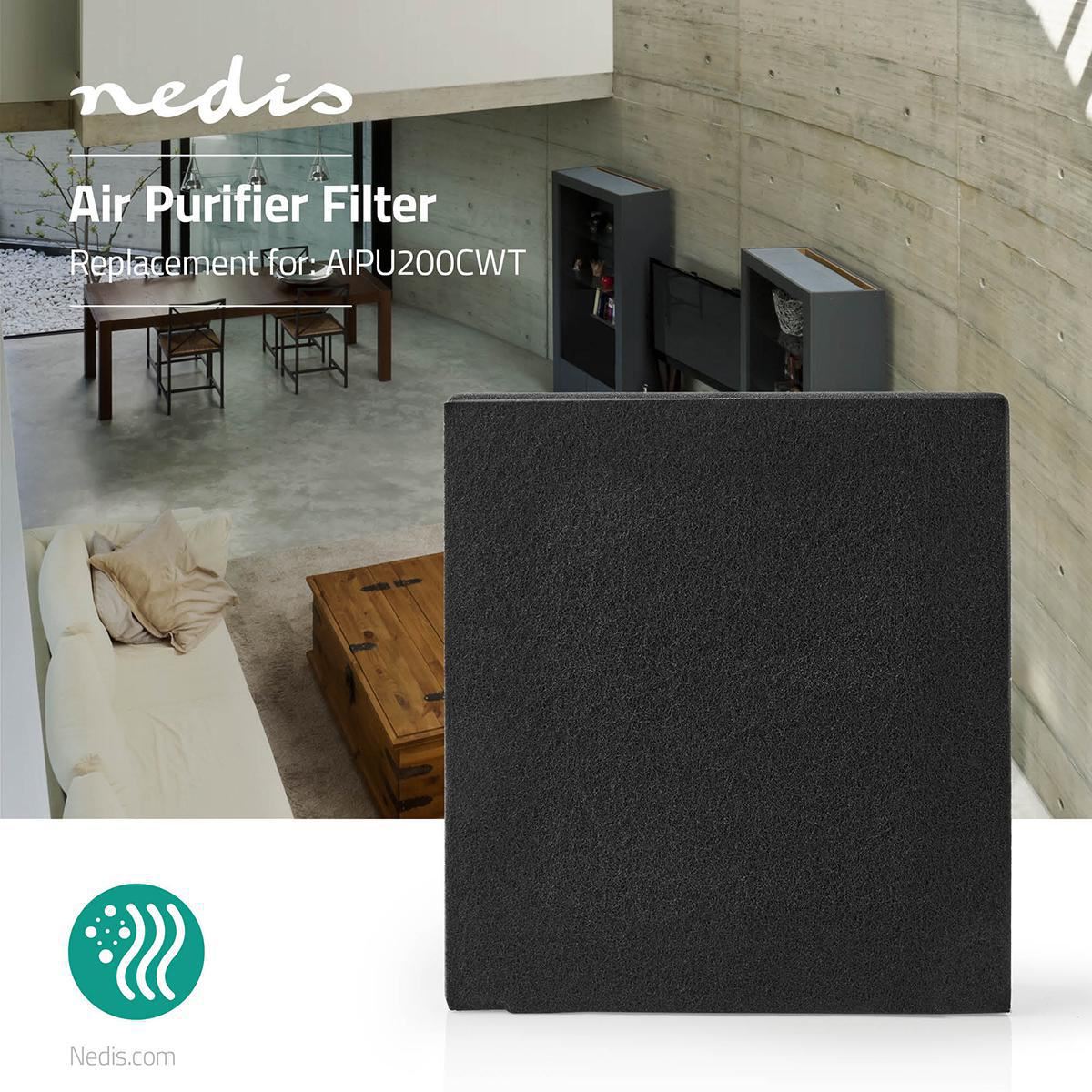 Nedis Air Purifiers Filter | Replacement Suitable for purifier model: AIPU200CWT