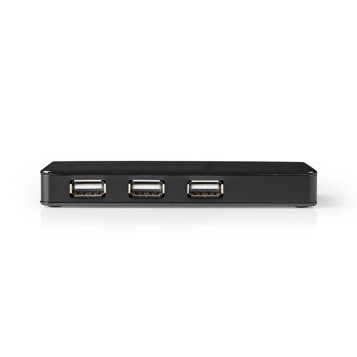 Nedis USB Hub | USB-A Male | USB-A Female | 7 port(s) | USB 2.0 | Mains Powered / USB Powered | 7x USB