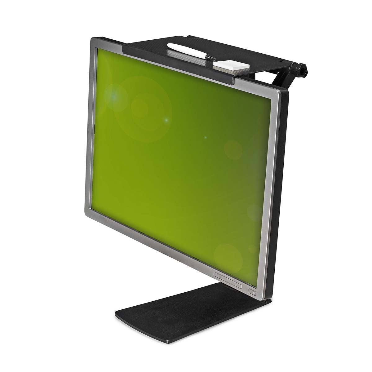 Nedis Screen Top Shelf | Used for: Desktop / Notebook | Max. carrying capacity: 6 kg | Black | Plastic
