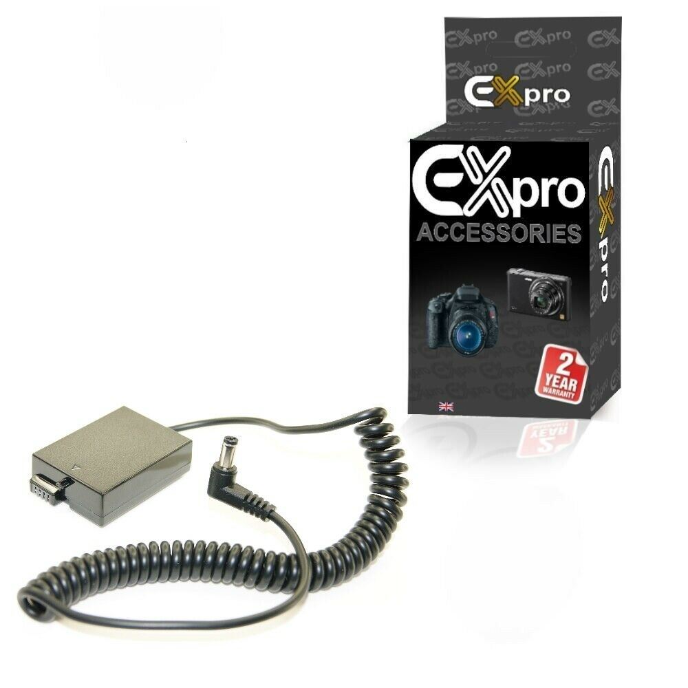 Ex-Pro Canon LP-E8 DR-E8 Coupler Cable for Ex-Pro Rechargeable Battery Power System for Canon