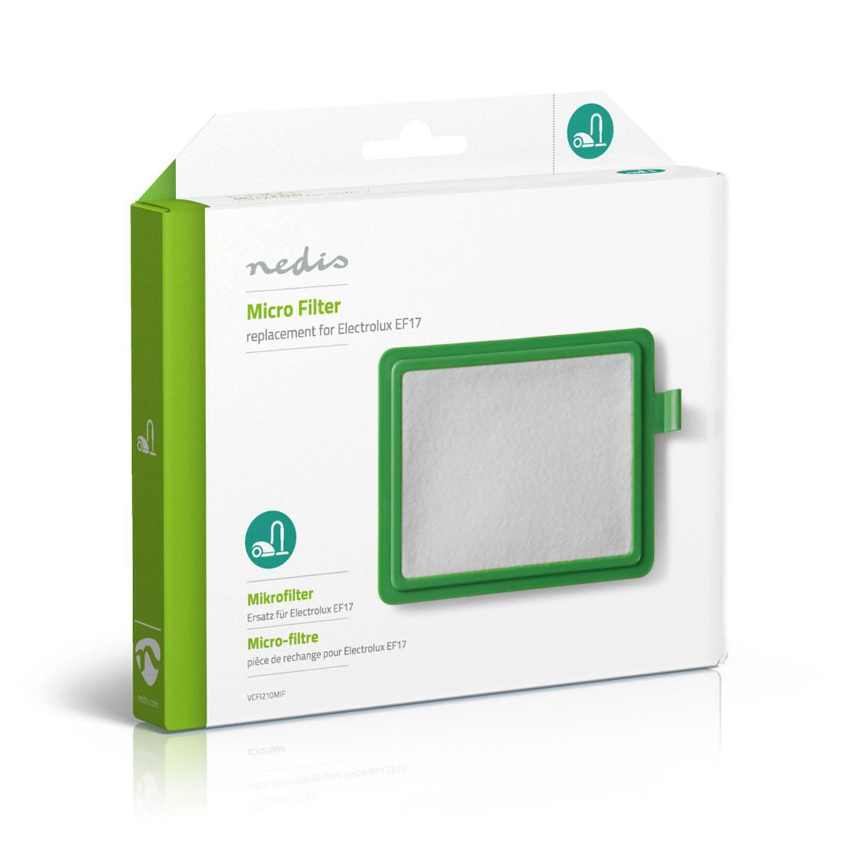 Nedis Vacuum Cleaner Microfilter | Replacement for: Electrolux / Tornado / Volta | Green