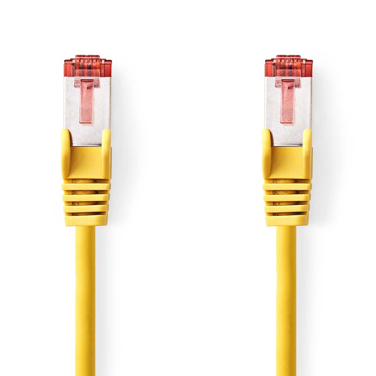 Nedis CAT6 Network Cable | RJ45 Male | RJ45 Male | S/FTP | 1.50 m | Round | LSZH | Yellow | Label