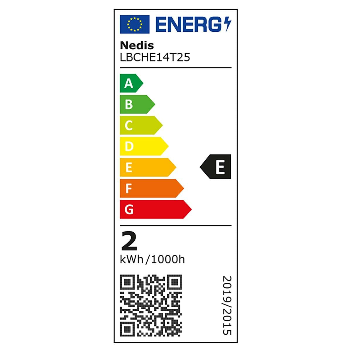 Nedis Cooker Hood Bulb | LED | E14 | 2 W | T25