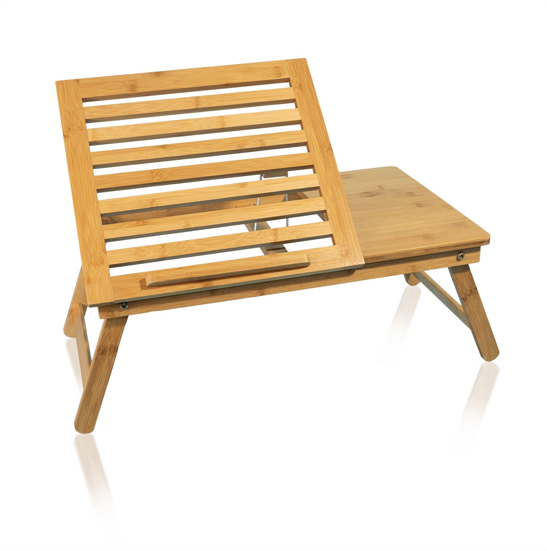 St Helens Portable Foldable Laptop Notebook Table Stand Lightweight Versatile With Small Drawer Storage For Work From Home or Read...