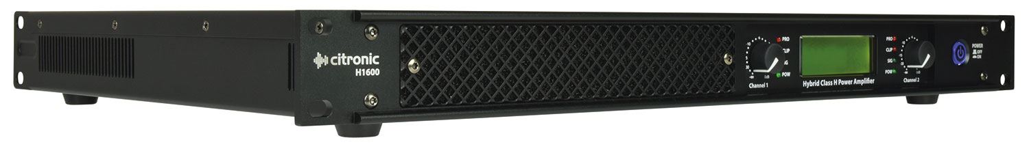 Citronic H1600 Hybrid Class H Power Amplifier 2 x 650W @ 4ohm
