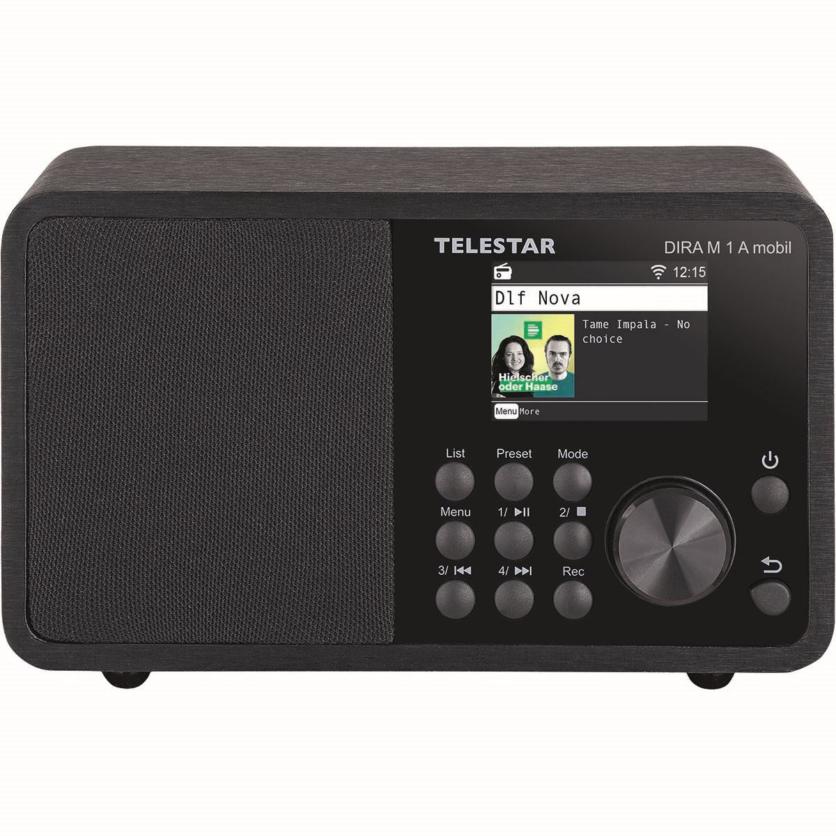 Telestar DIRA M 1 A Mobile EWF Battery-operated Mono Multifunction Radio DAB+ / FM / Internet / Bluetooth Black