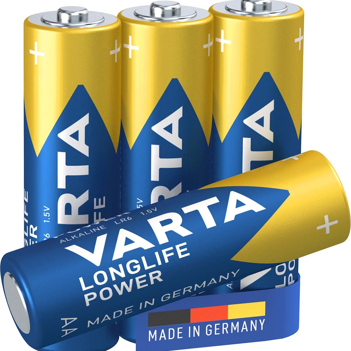 Varta Alkaline Battery AA 1.5 V High Energy 4-Blister
