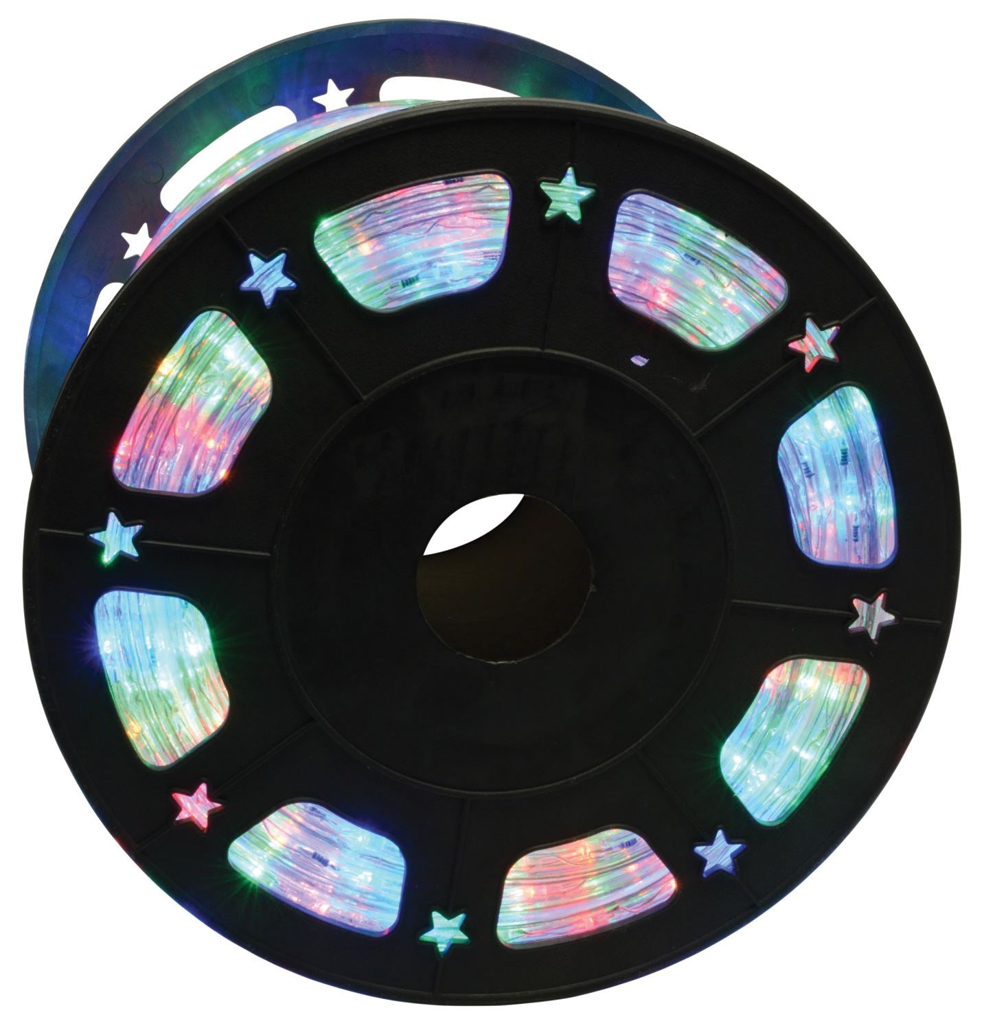 Lyyt 50m LED Super Bright Multi Coloured Rope Light - Reel