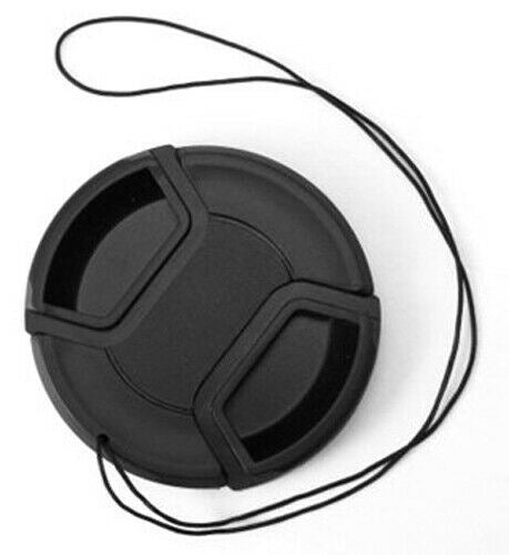 Ex-Pro 62mm Snap-on / Clip on Pinch Lens Cap with Keeper Holder [Elasticated]