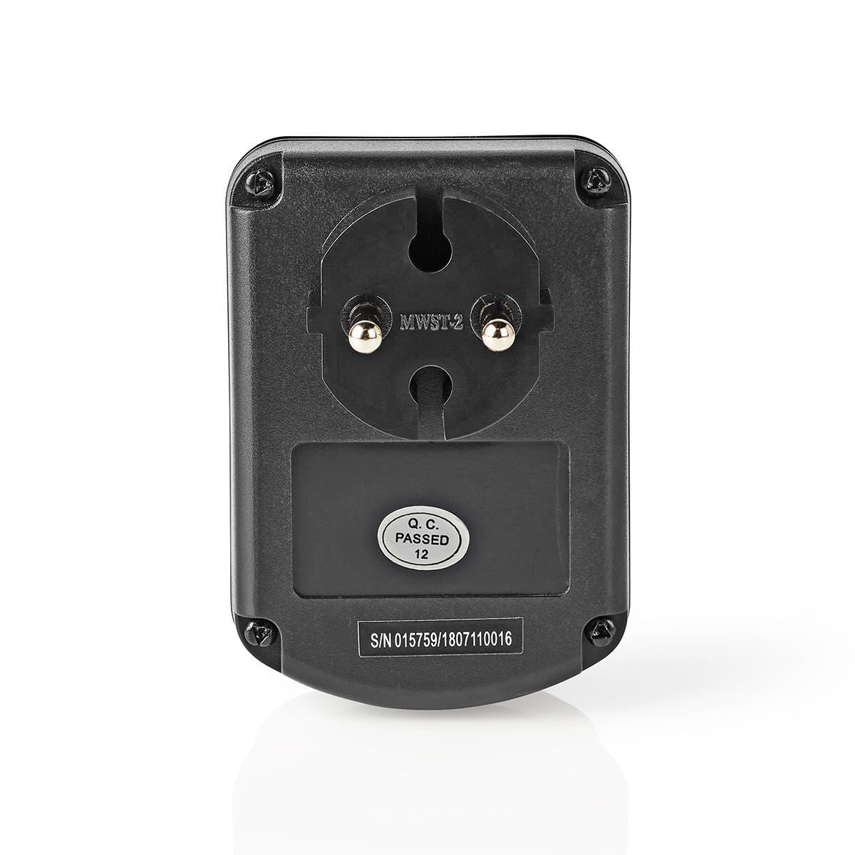 Nedis Power Converter | Mains Powered | 230 V AC 50 Hz | 30 W | Euro Plug with earth contact | Black