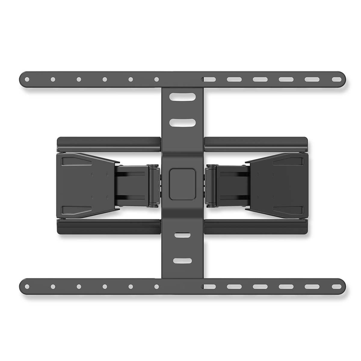 Nedis Full Motion TV Wall Mount | 43 - 90 " | Maximum supported screen weight: 50 kg | Tiltable | Rotatable | Minimum wall distance: 19.6 mm | 2 Pivot point(s) | ABS / Metal | Black