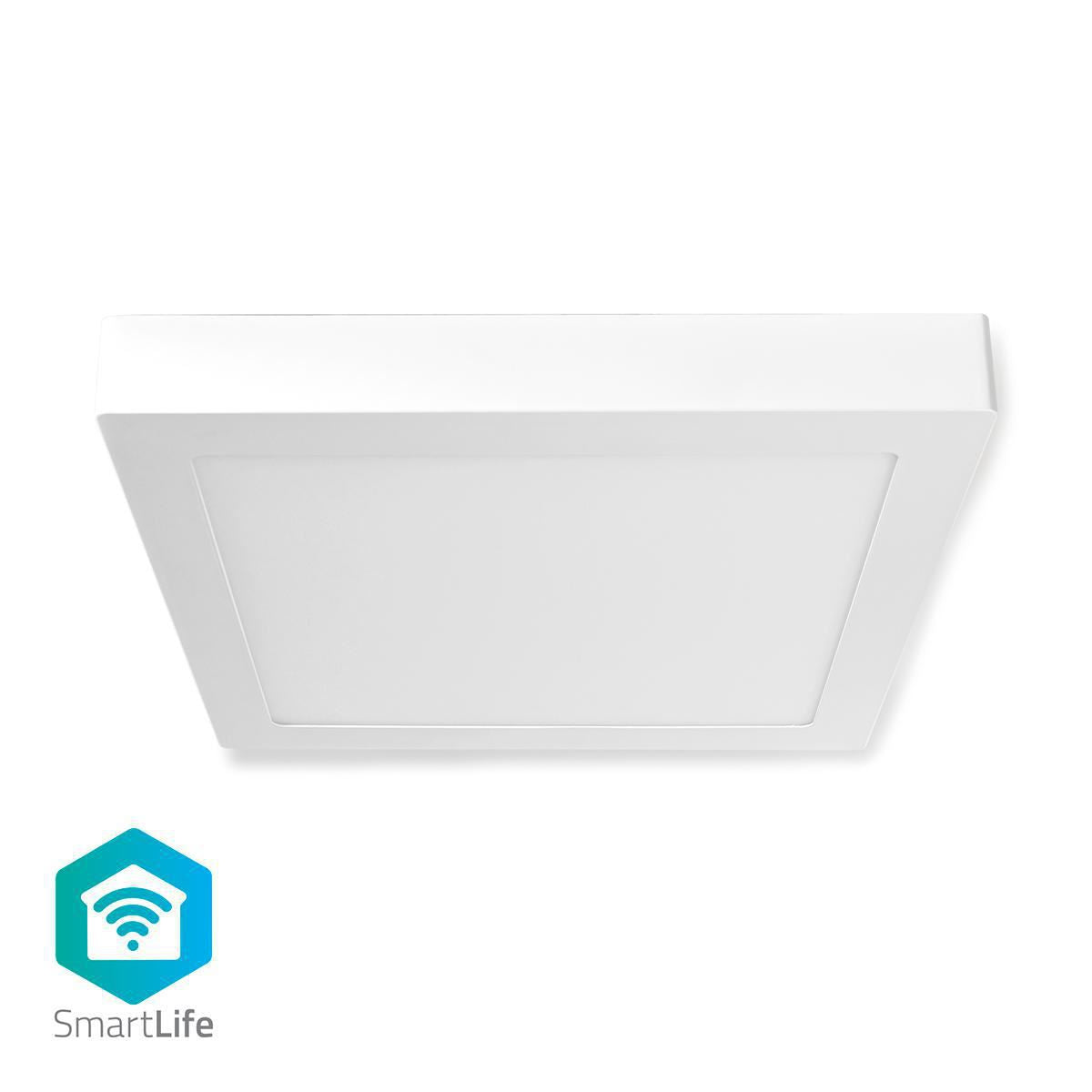 Nedis SmartLife Wi-Fi Ceiling Light Square Cool White / RGB / Warm White | 1400 lm | 2700 - 6500 K | IP20 | Energy class: G | Android™ / IOS