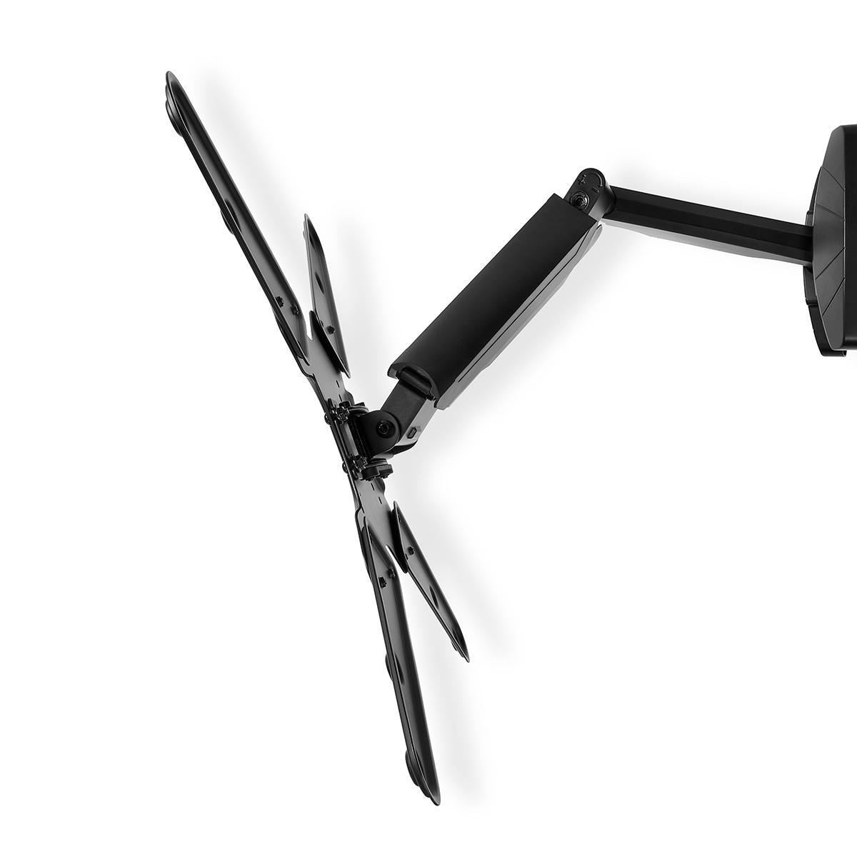 Nedis Vertical TV Wall Mount | 23 - 55 " | Maximum supported screen weight: 30 kg | Vertical movement range: 0-282 mm | Minimum wall distance: 61 mm | Maximum wall distance: 565 mm | Tiltable | Rotatable | 3 Pivot point(s) | ABS / Steel | Black