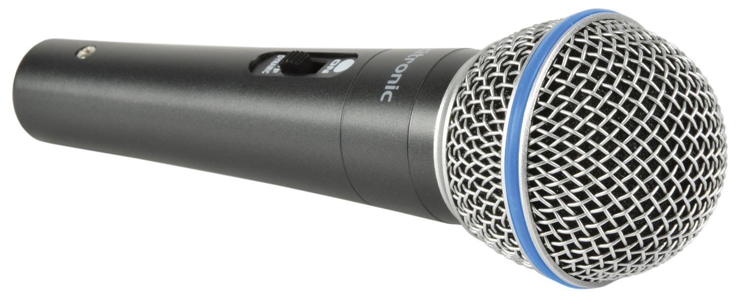QTX DM15 Metal Body Dynamic Microphone with Case
