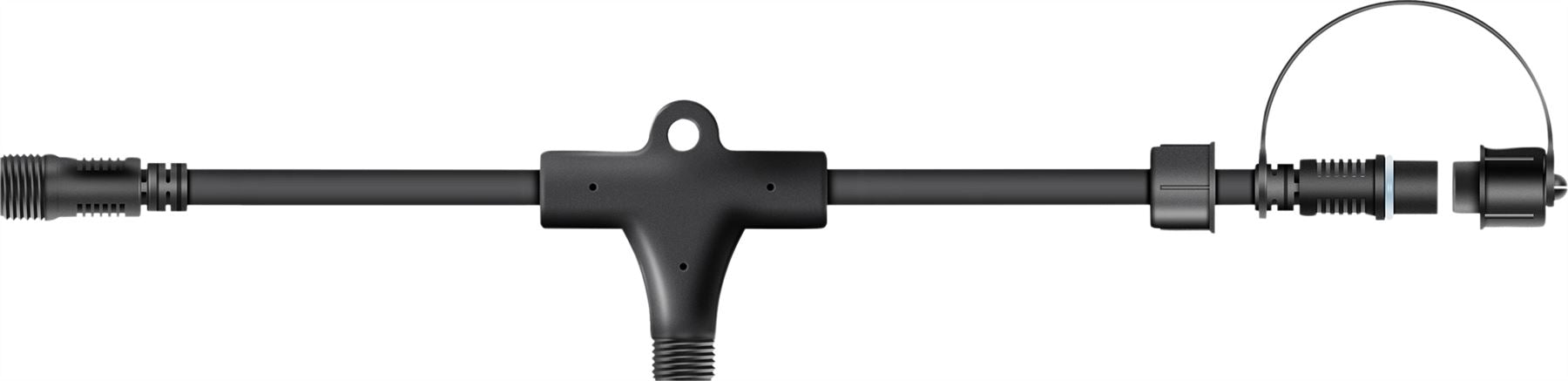 Easy-Connect T Splitter Rubber Connector IP65 - Black