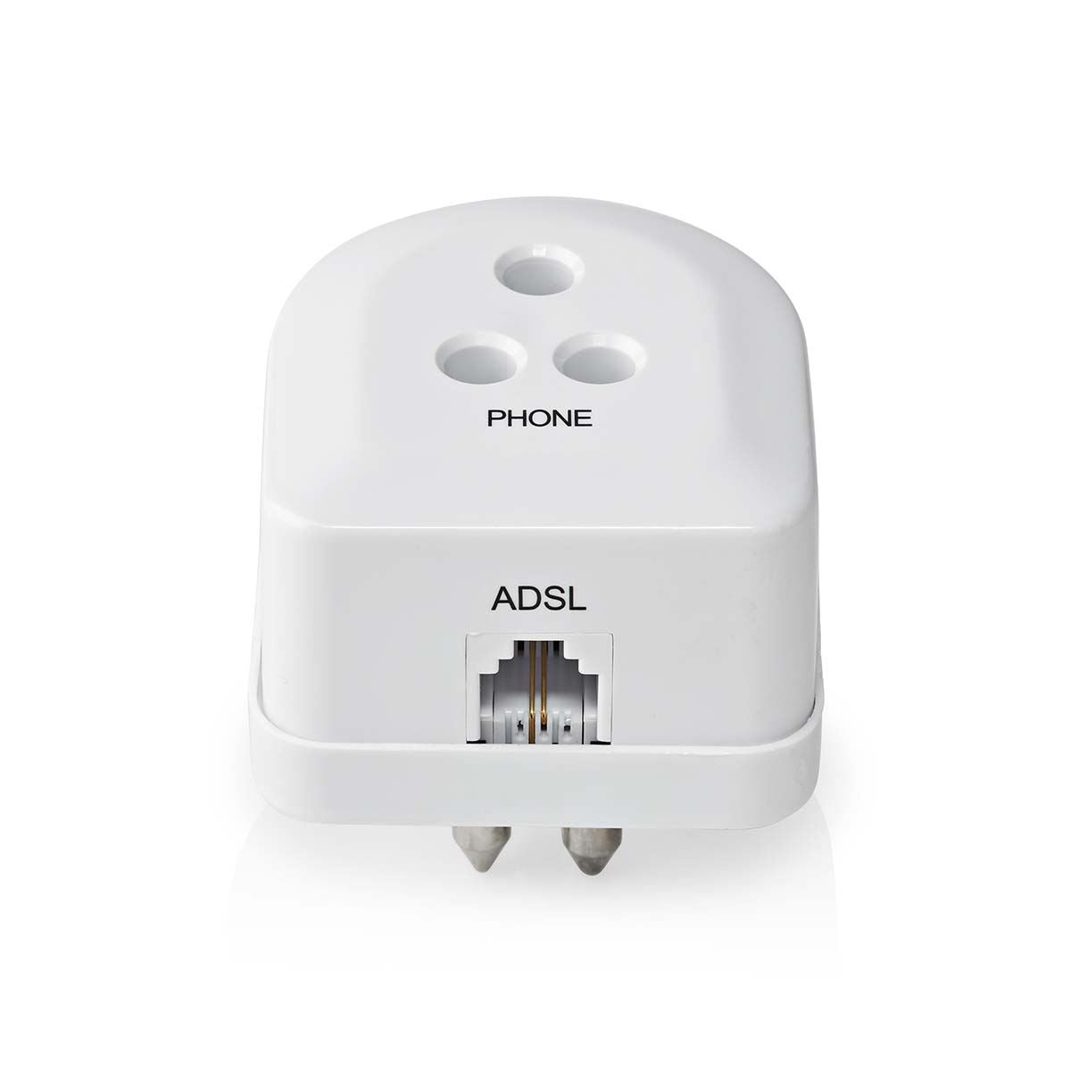 Nedis Telecom Wall Plug | RJ11 | Italy Male | RJ11 Female | White