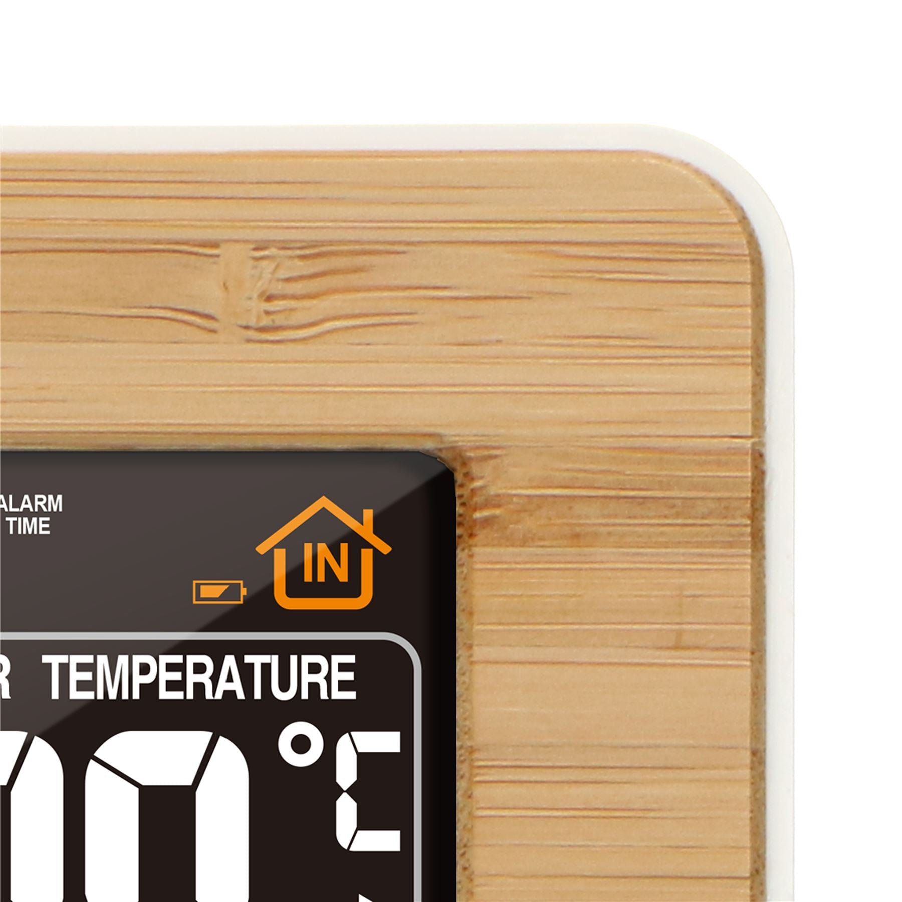 Alecto WS-1560 Indoor/Outdoor Wireless Weather Station, Temperature, Pressure, Forcast, Humidity, Moon Phase & More - Bamboo