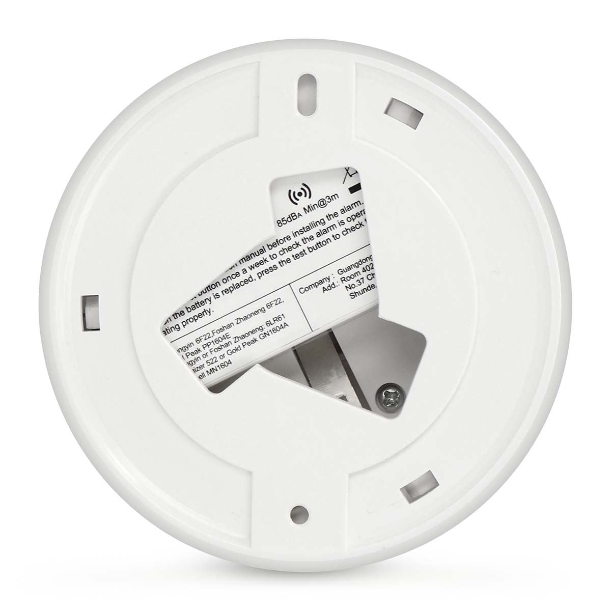 Alecto SA20 Smoke detector with Hush Button | >85 dB | Battery Included | EN14604:2005/AC:2008 | White |5 Pack